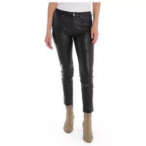 Women’s Kate & Mallory Black Faux Leather Slim Leg Pants